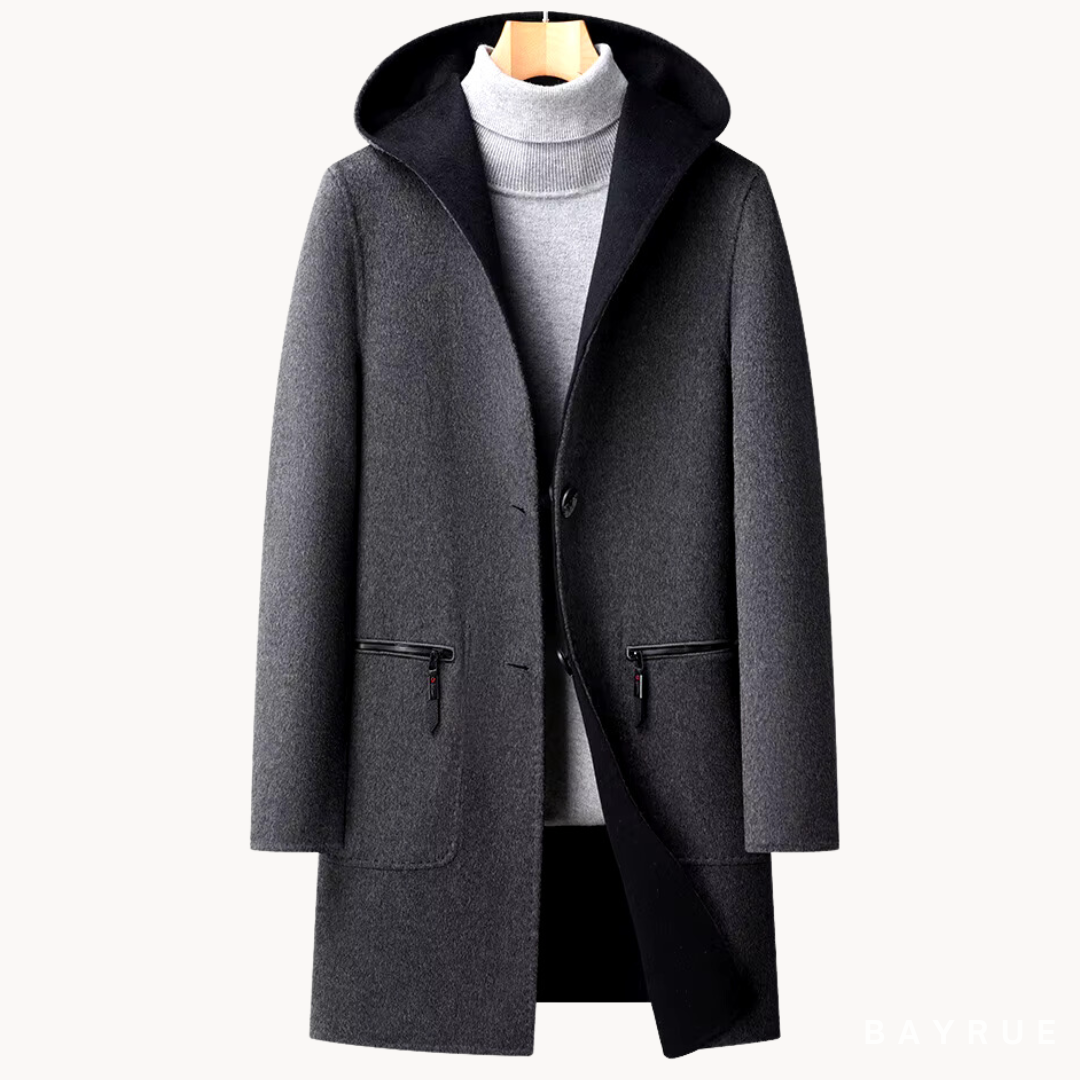 MANSSINO™ | Men's Hooded Wool Coat