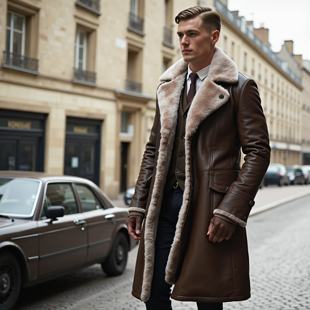 MANSSINO™ | Heritage Fur-Lined Coat for Men
