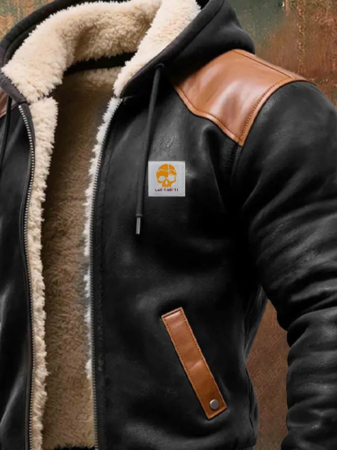 MANSSINO™ | Vintage Suede Hooded Jacket