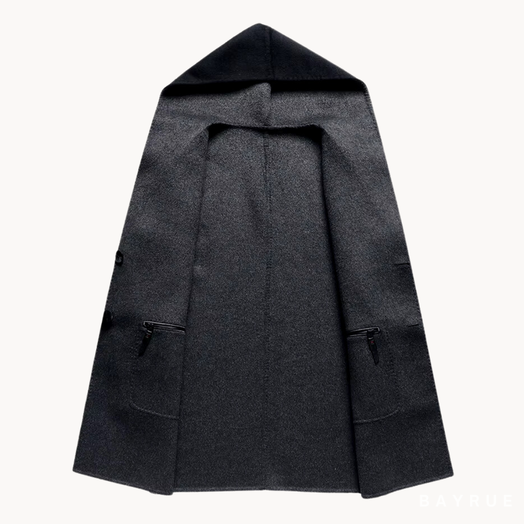 MANSSINO™ | Men's Hooded Wool Coat