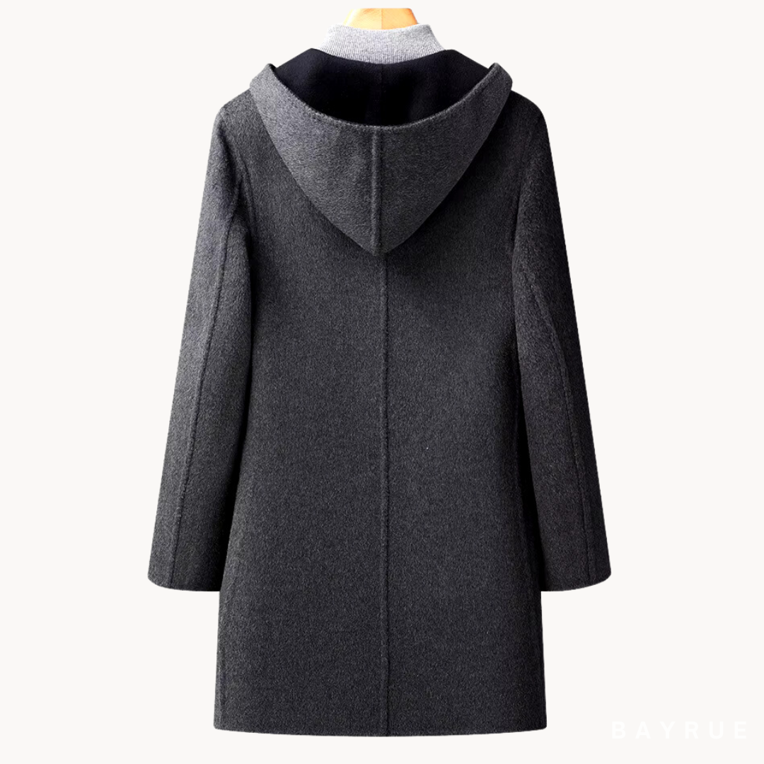 MANSSINO™ | Men's Hooded Wool Coat