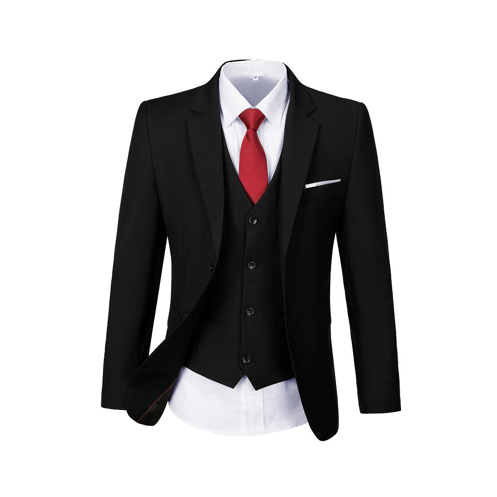 MANSSINO™ | Two-Button 3-Piece Men’s Suit