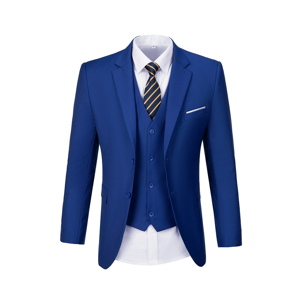 MANSSINO™ | Two-Button 3-Piece Men’s Suit