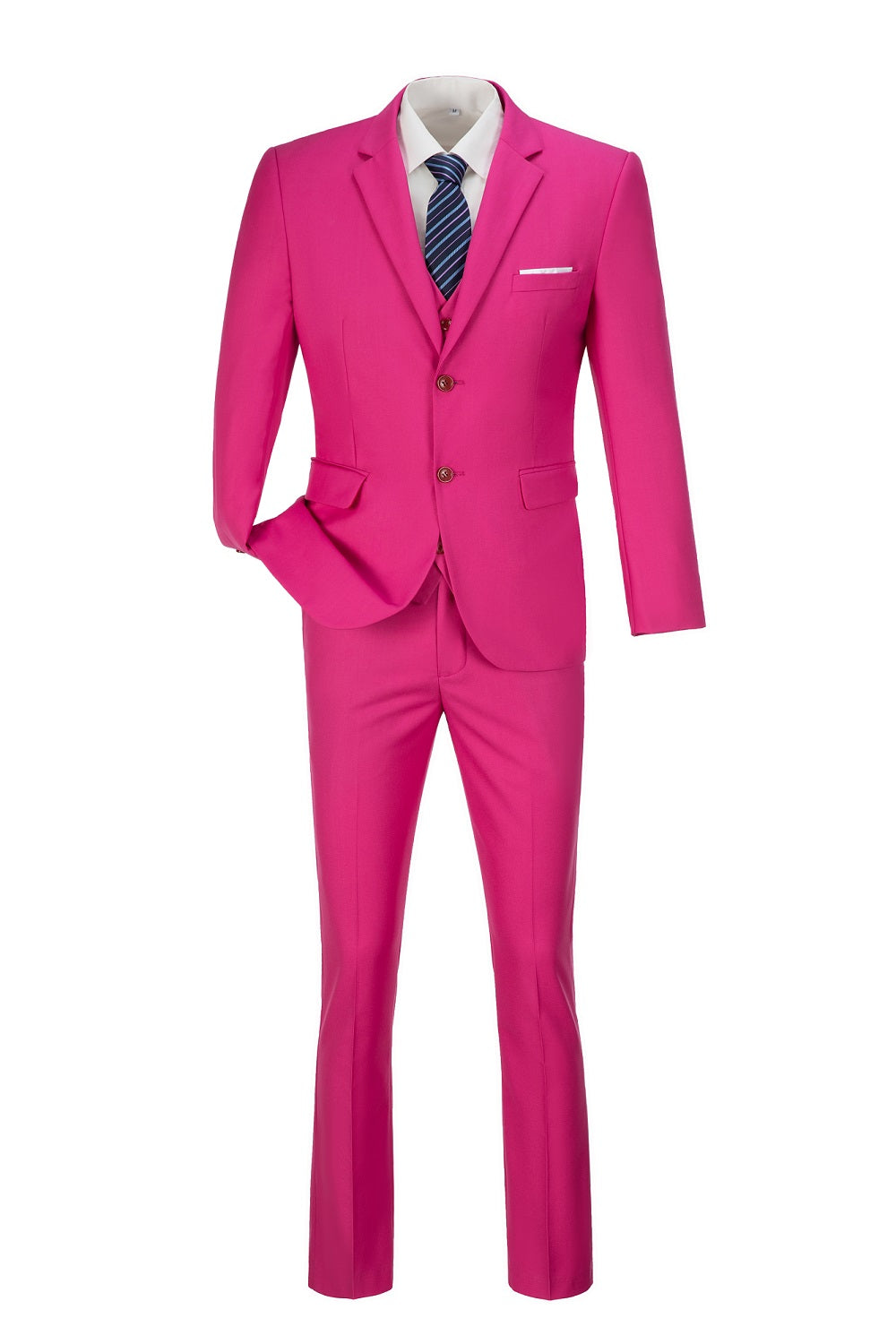 MANSSINO™ | Two-Button 3-Piece Men’s Suit