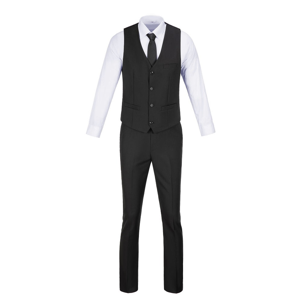 MANSSINO™ | Two-Button 3-Piece Men’s Suit