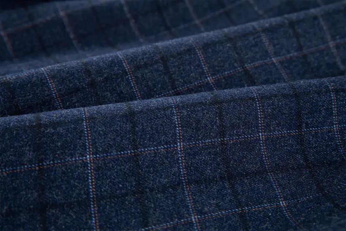 MANSSINO™ | Men's Classic Fit Plaid 3-Piece Suit