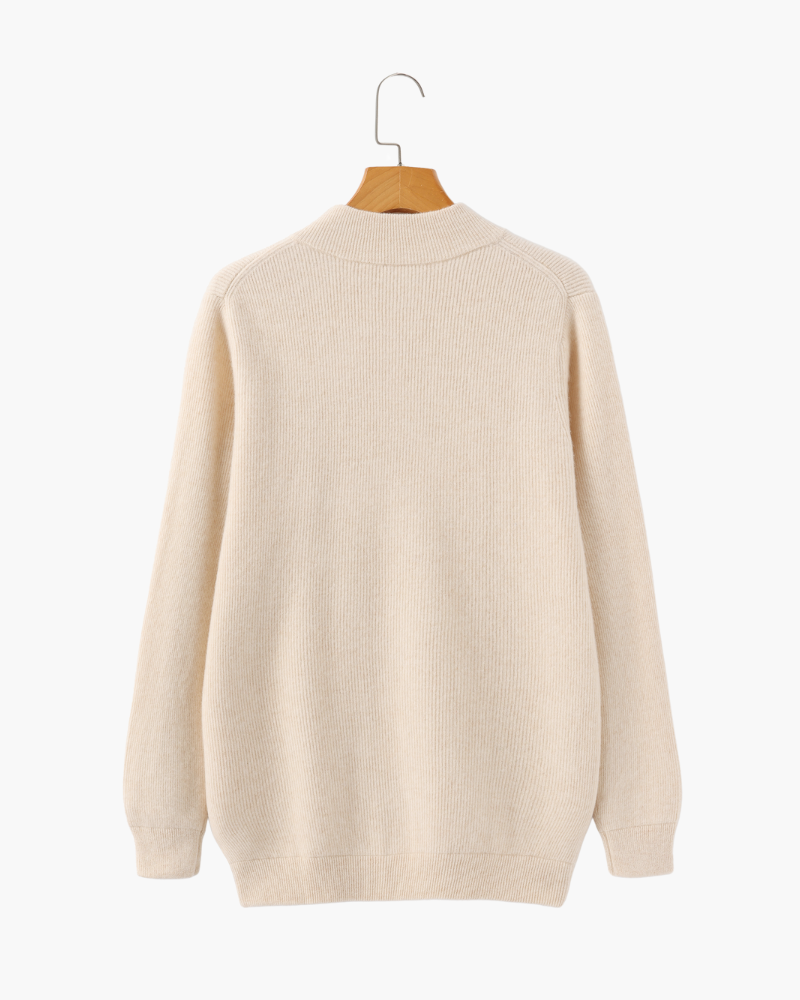 MANSSINO™ | CASHMERE ZIP-UP