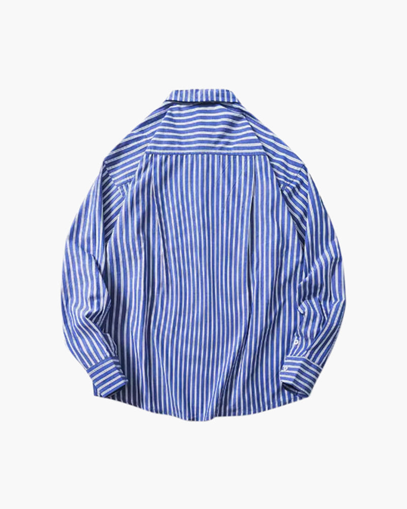 MANSSINO™| OVERSIZED STRIPED SHIRT
