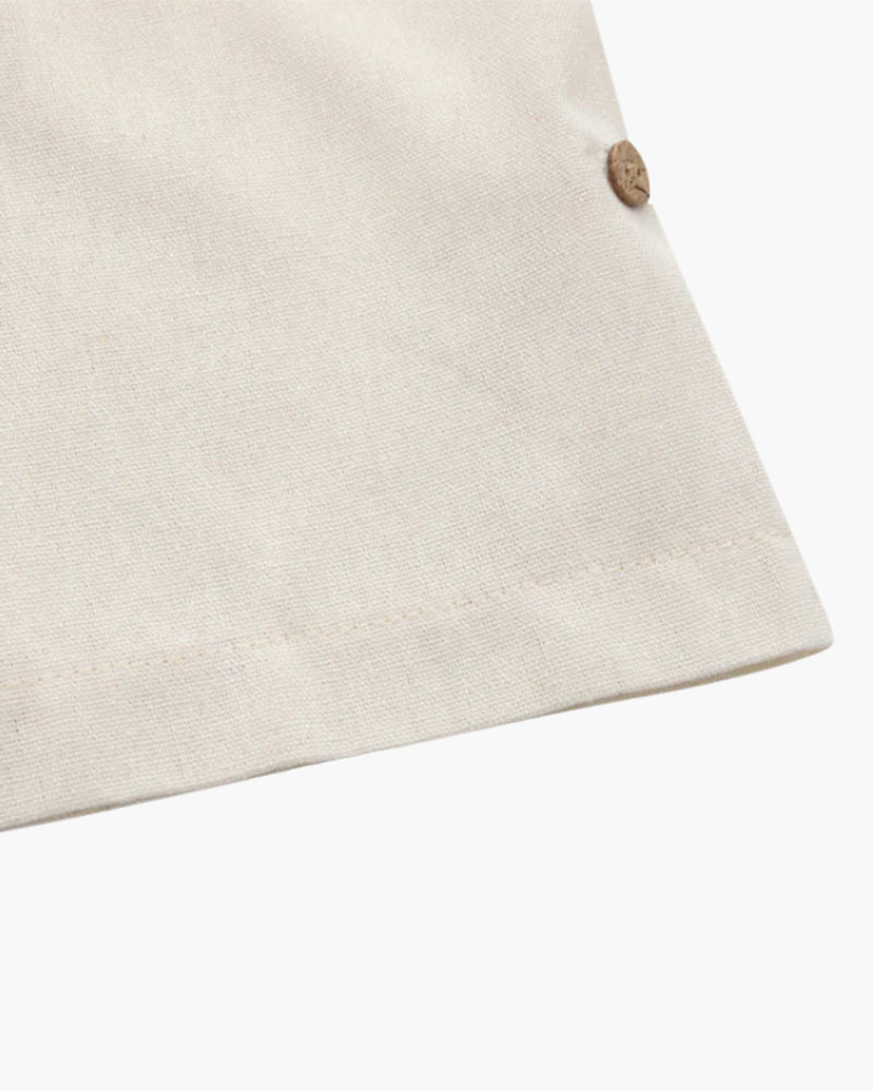 MANSSINO™ | Linen polo shirt