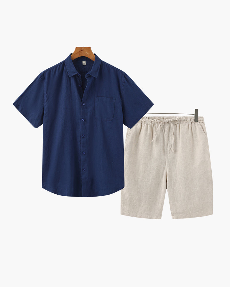 MANSSINO™ | Linen set with shorts