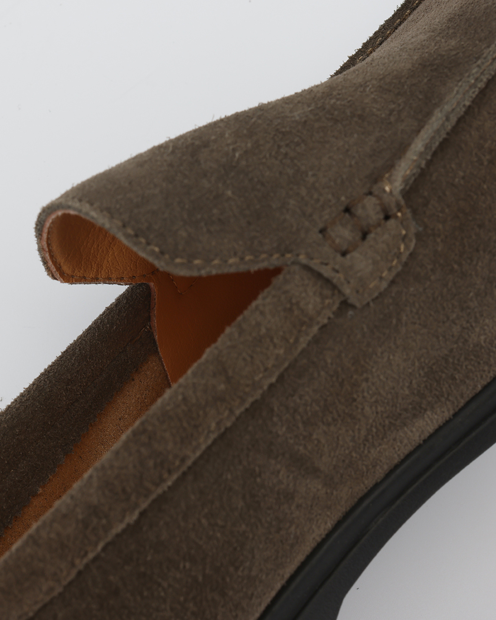MANSSINO™ | Premium Suede Loafers with Black Sole