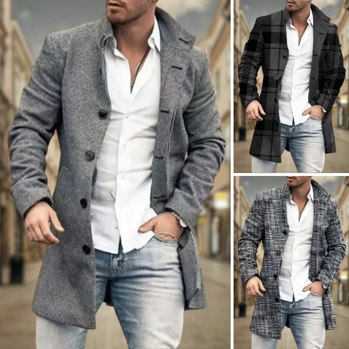 MANSSINO™ | Clean Tailored Overcoat