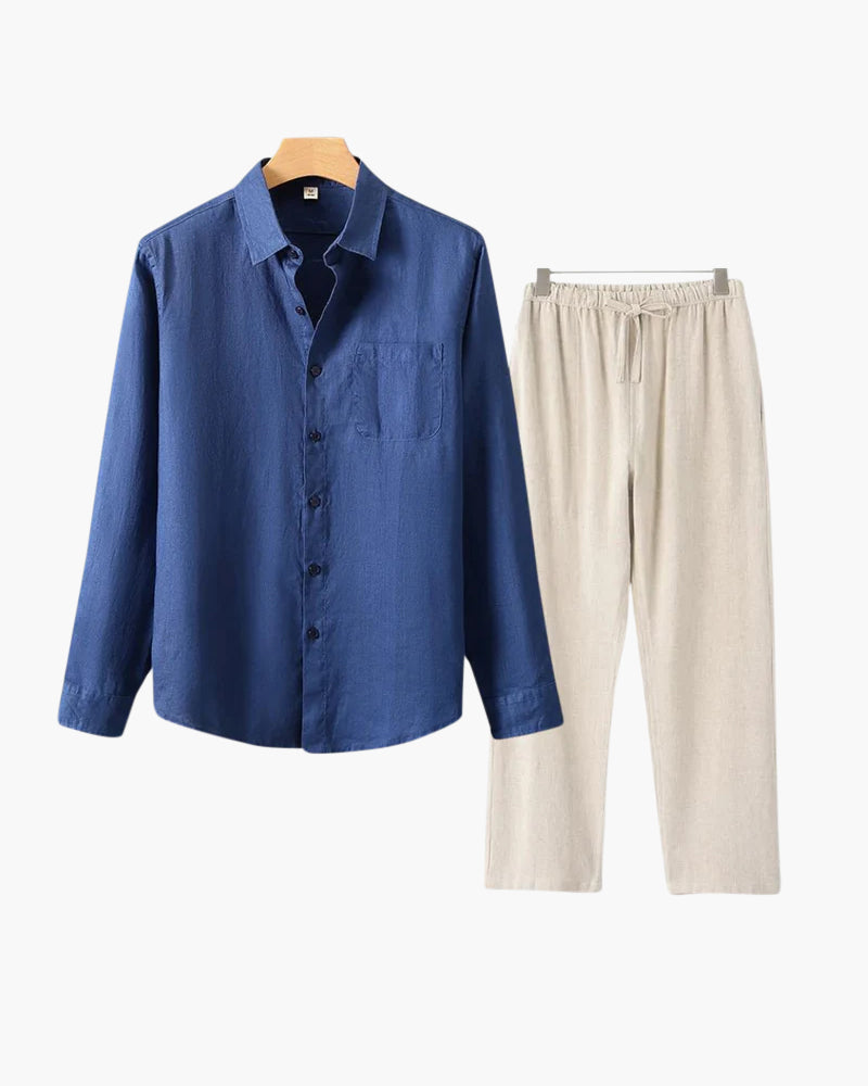 MANSSINO™ | Long-sleeve linen set