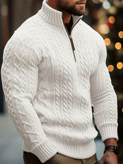 MANSSINO™ | Men's Quarter-Zip Polo Shirt