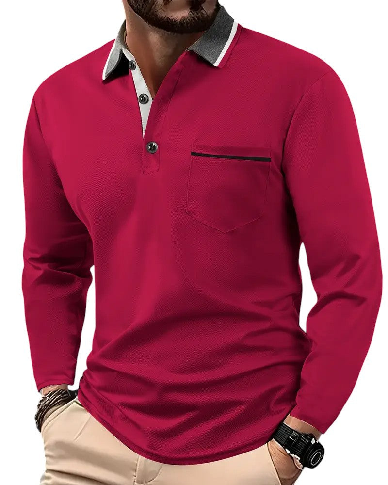 MANSSINO™ | Classic Long-Sleeve Polo