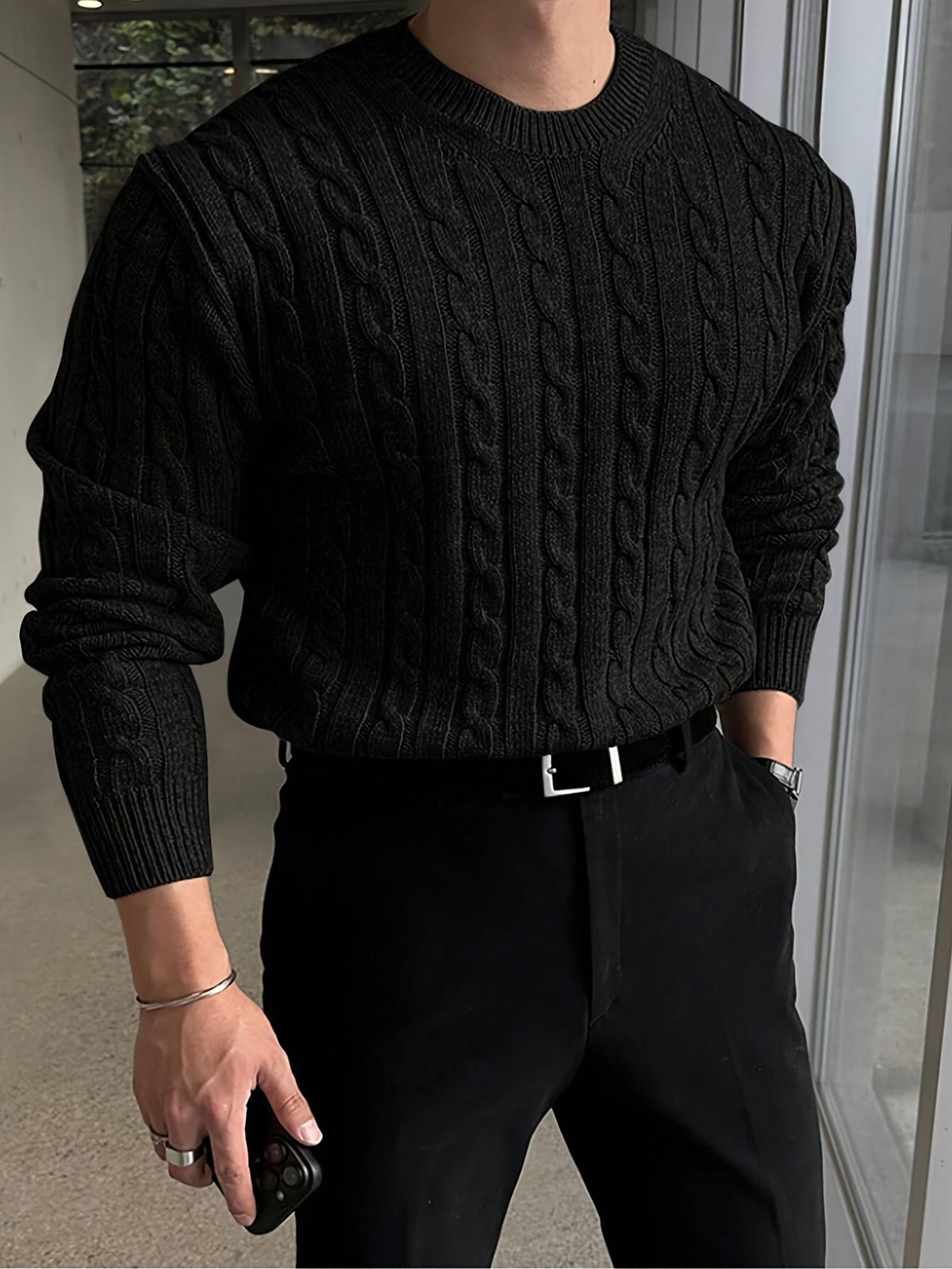 MANSSINO™ | TWISTED KNIT SWEATER FOR MEN