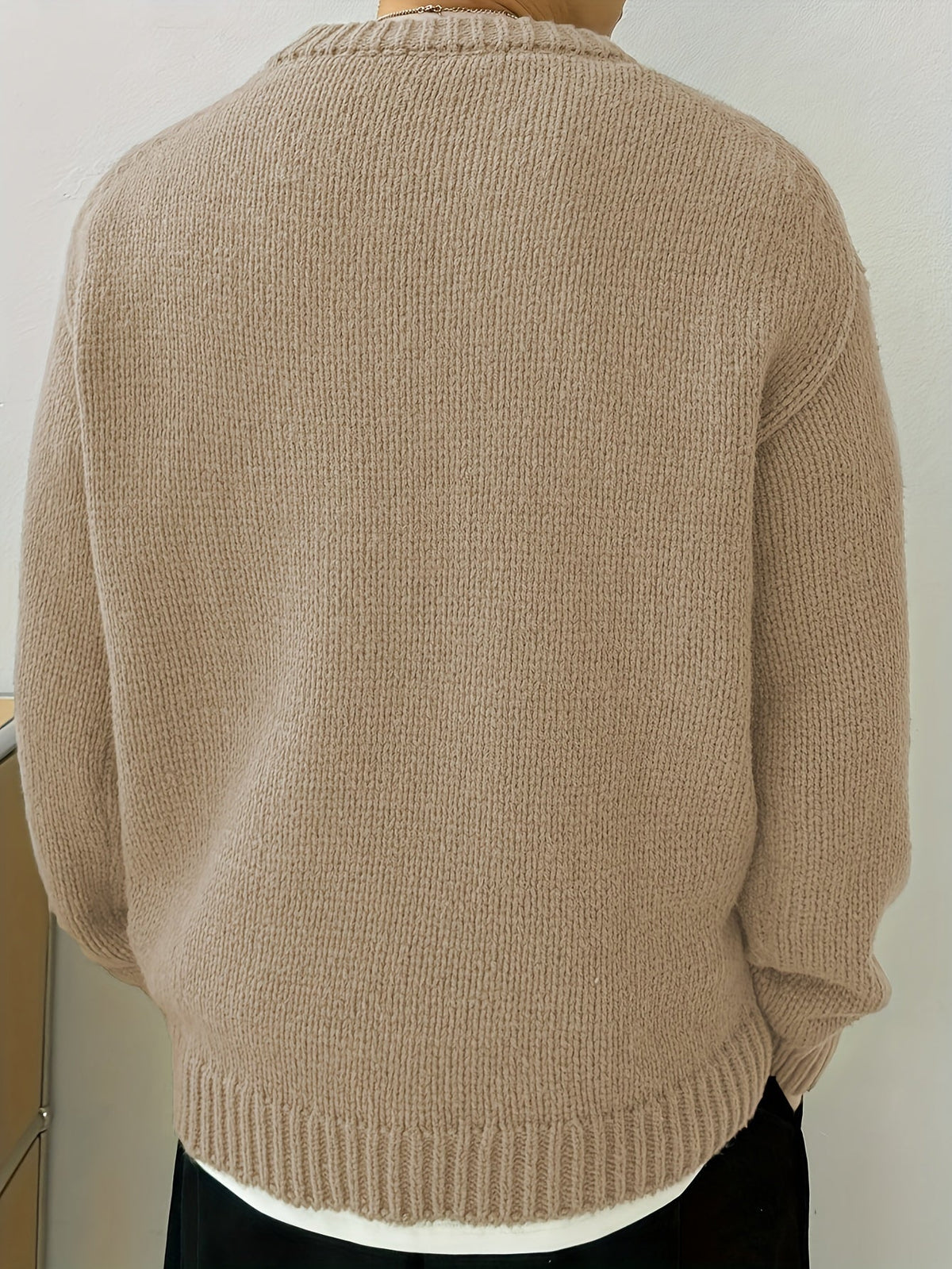 MANSSINO™ | MEN'S CREW-NECK KNIT SWEATER