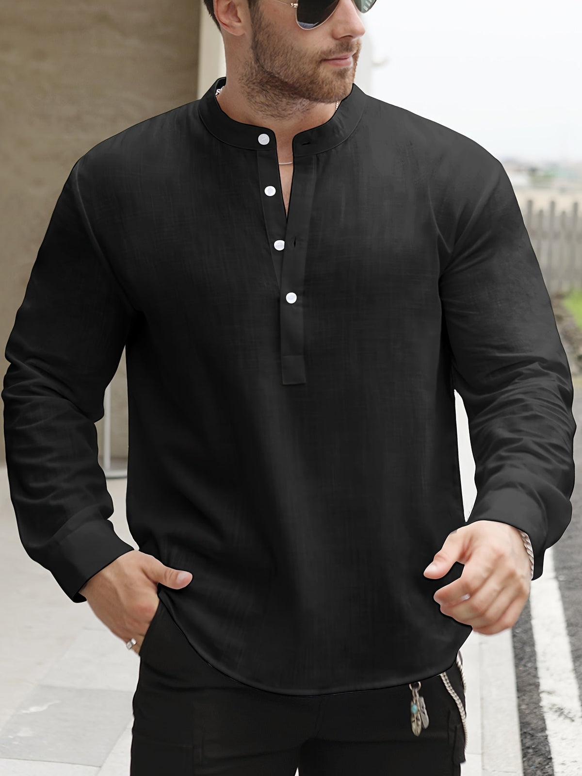 MANSSINO™ | Men's Boat Neck Longsleeve