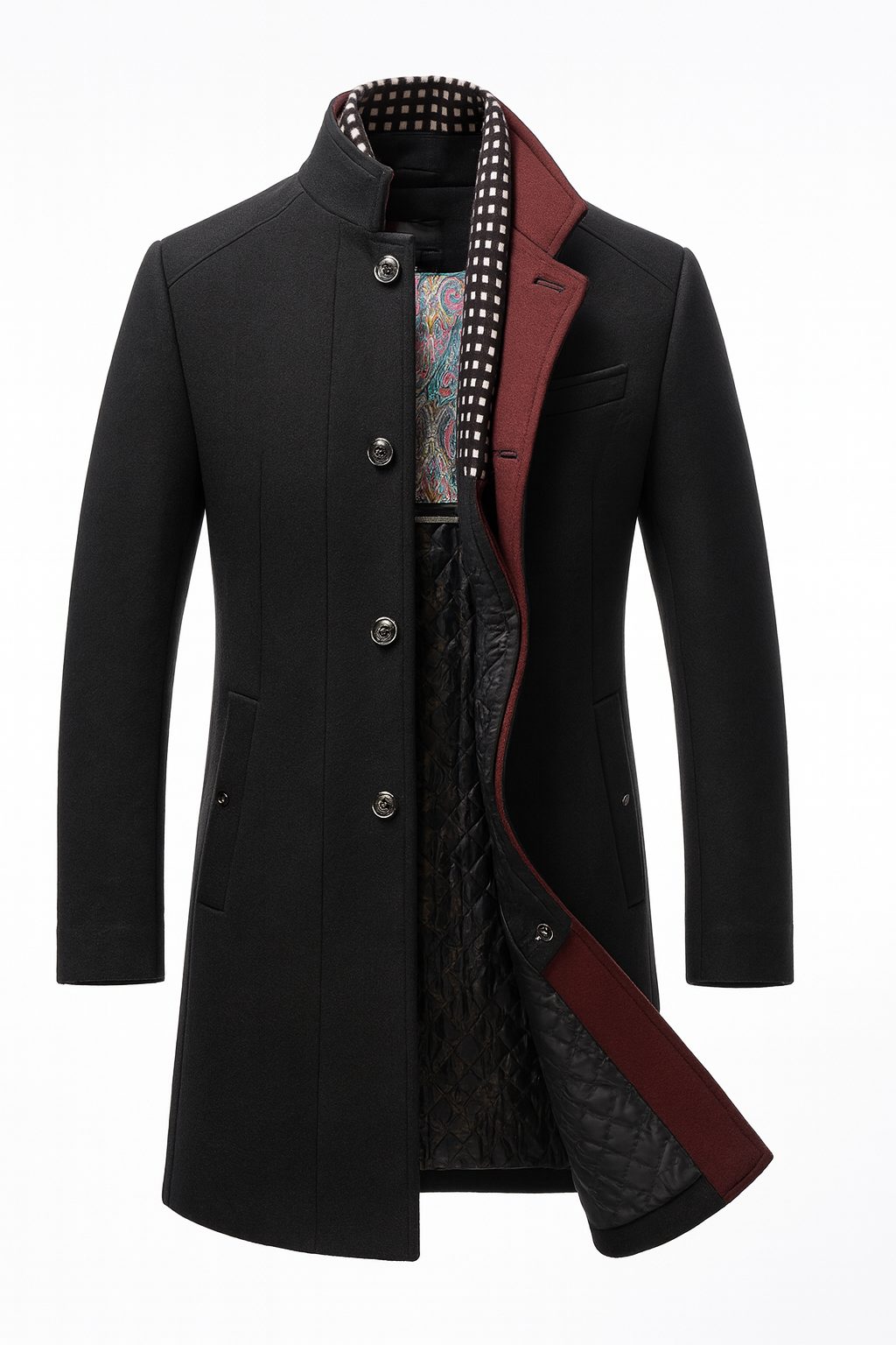 MANSSINO™ | Men’s Wool Coat