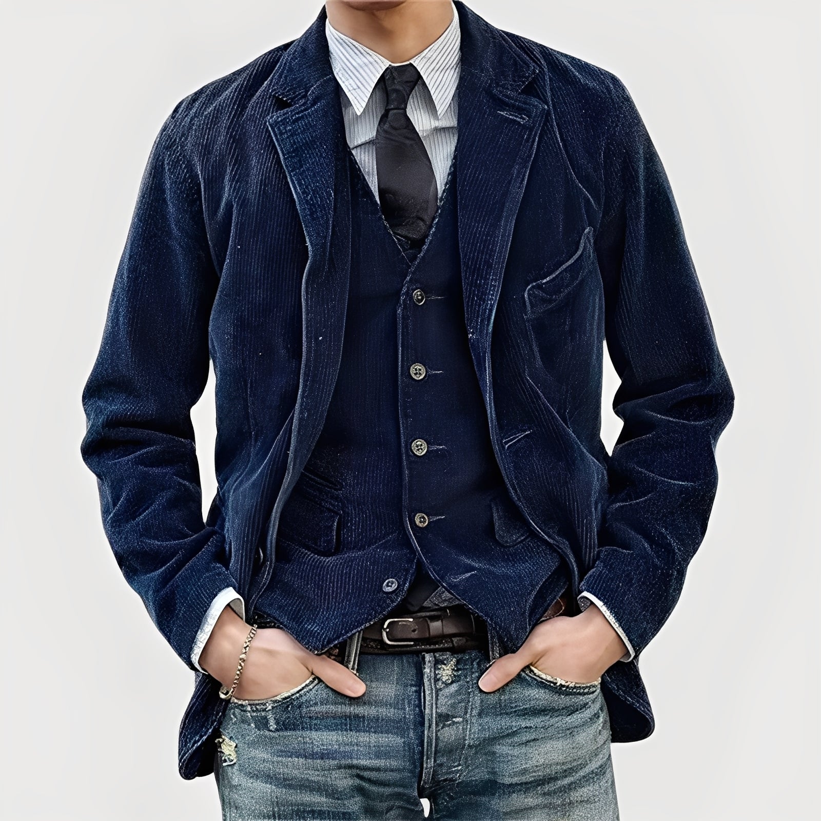 MANSSINO™ | Men's Jacket and Waistcoat Set