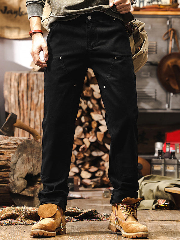 MANSSINO™ | Mens Cotton Utility Trousers