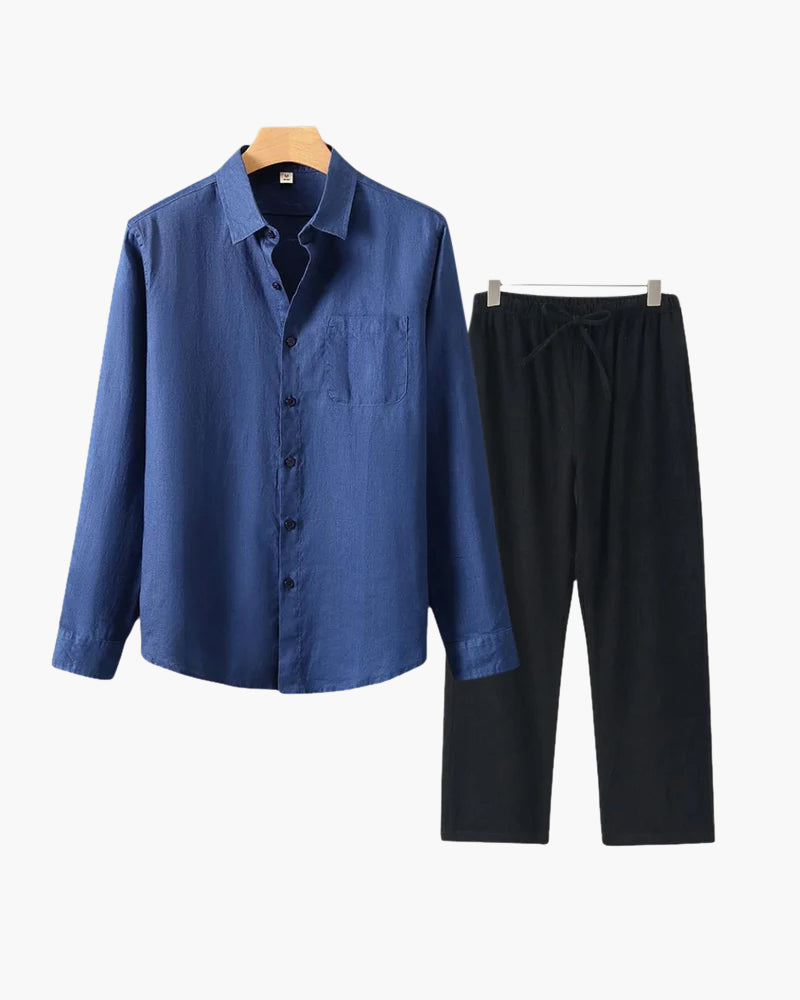 MANSSINO™ | Long-sleeve linen set