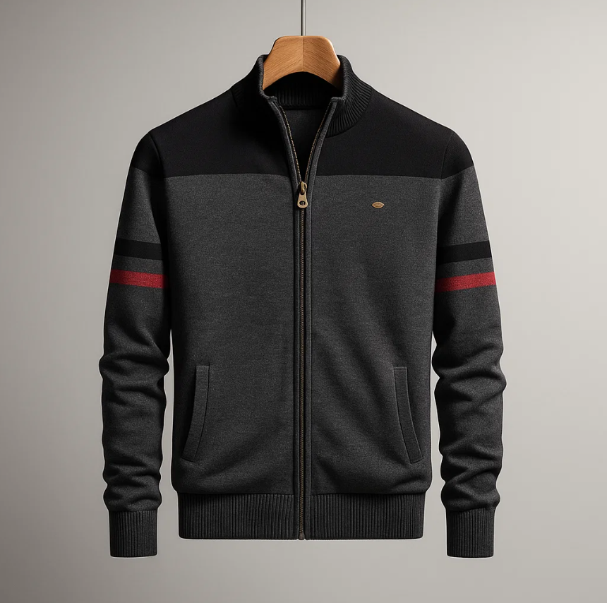 MANSSINO™ | Color-Block Zip-Up