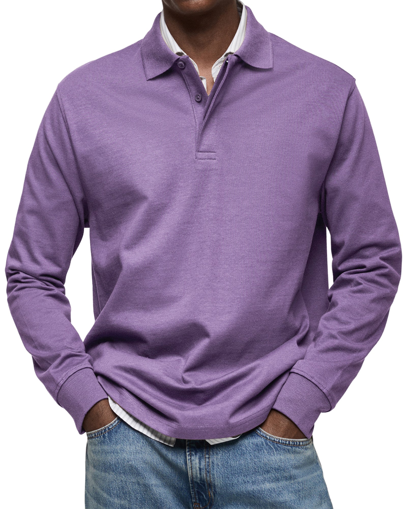 MANSSINO™ | Long Sleeve Polo Shirt