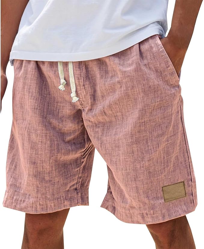 MANSSINO™ | Lace-up cotton summer shorts