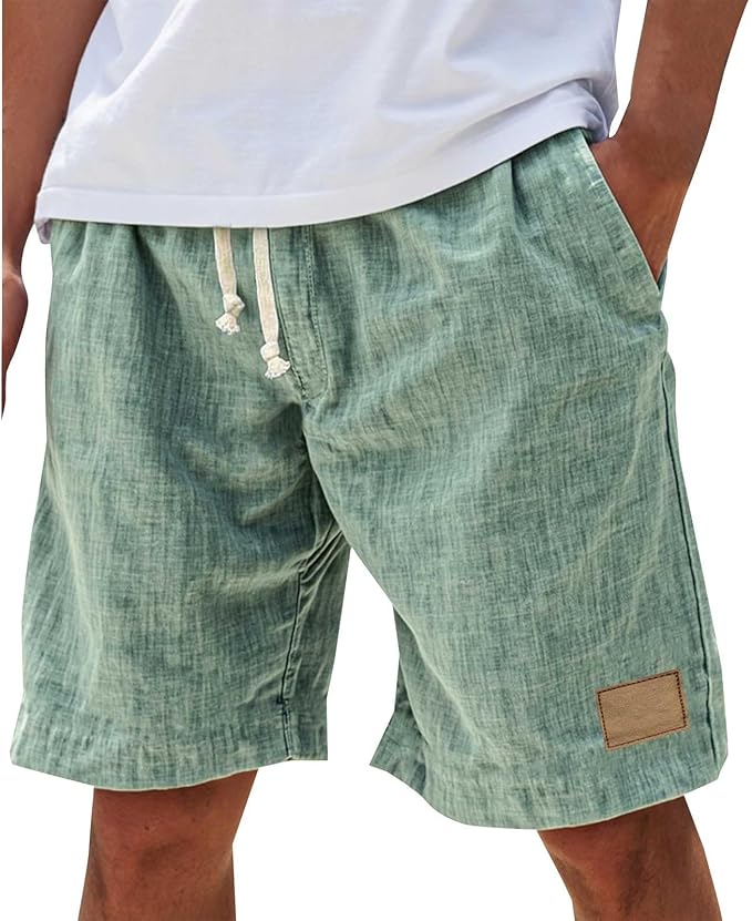 MANSSINO™ | Lace-up cotton summer shorts