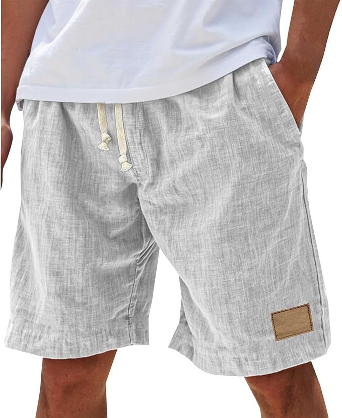 MANSSINO™ | Lace-up cotton summer shorts