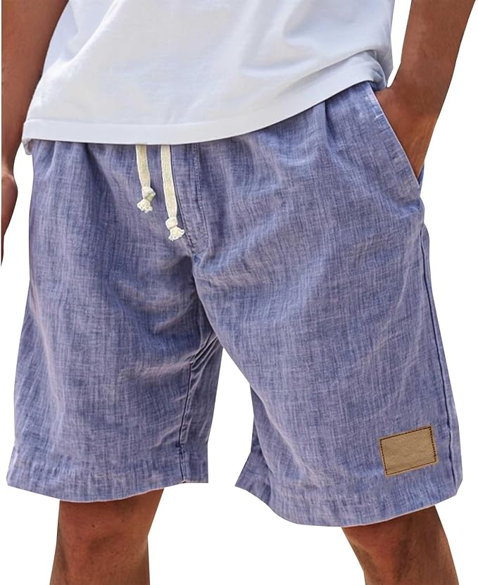 MANSSINO™ | Lace-up cotton summer shorts