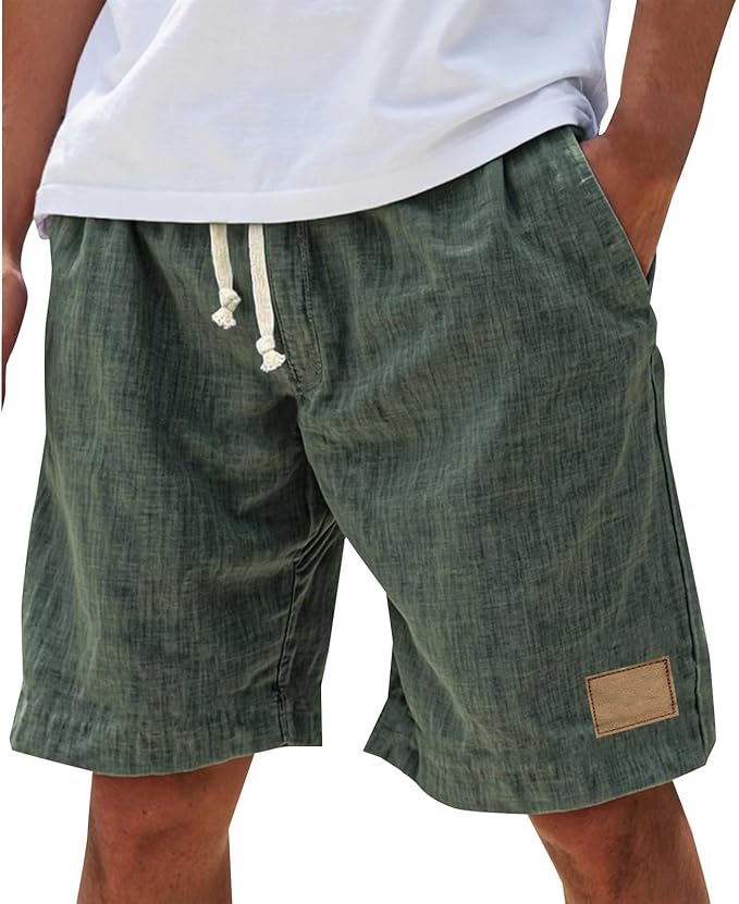 MANSSINO™ | Lace-up cotton summer shorts