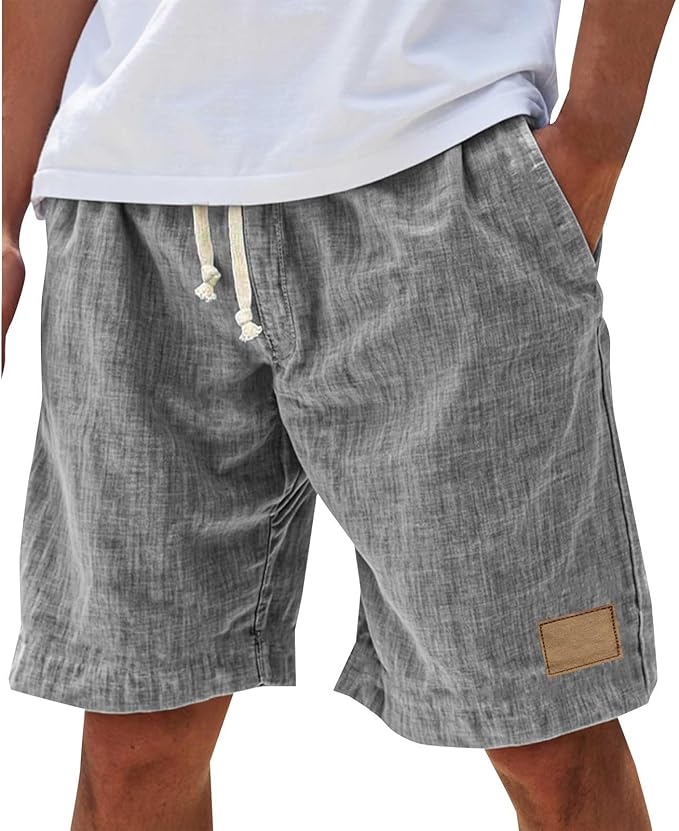 MANSSINO™ | Lace-up cotton summer shorts