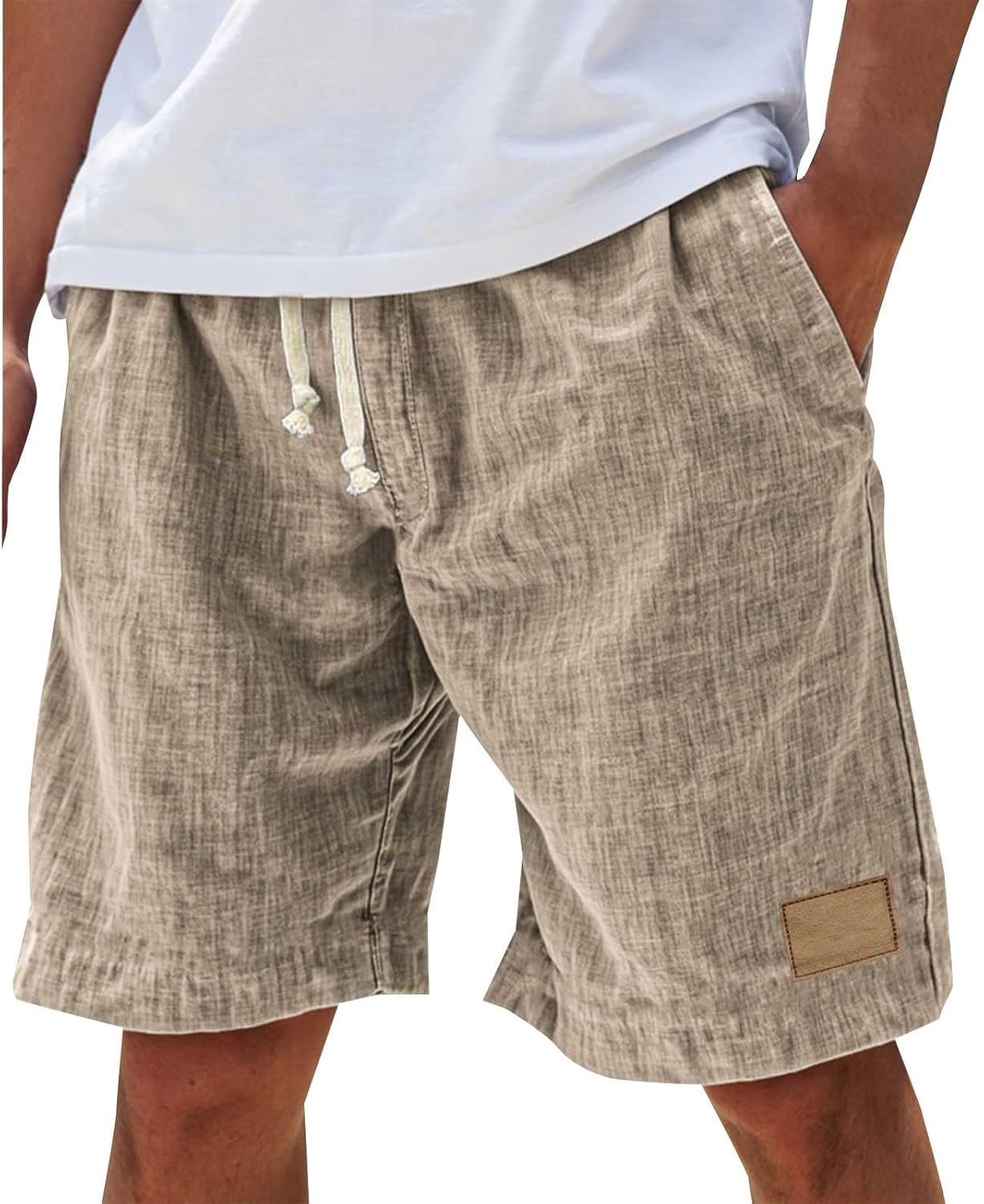 MANSSINO™ | Lace-up cotton summer shorts