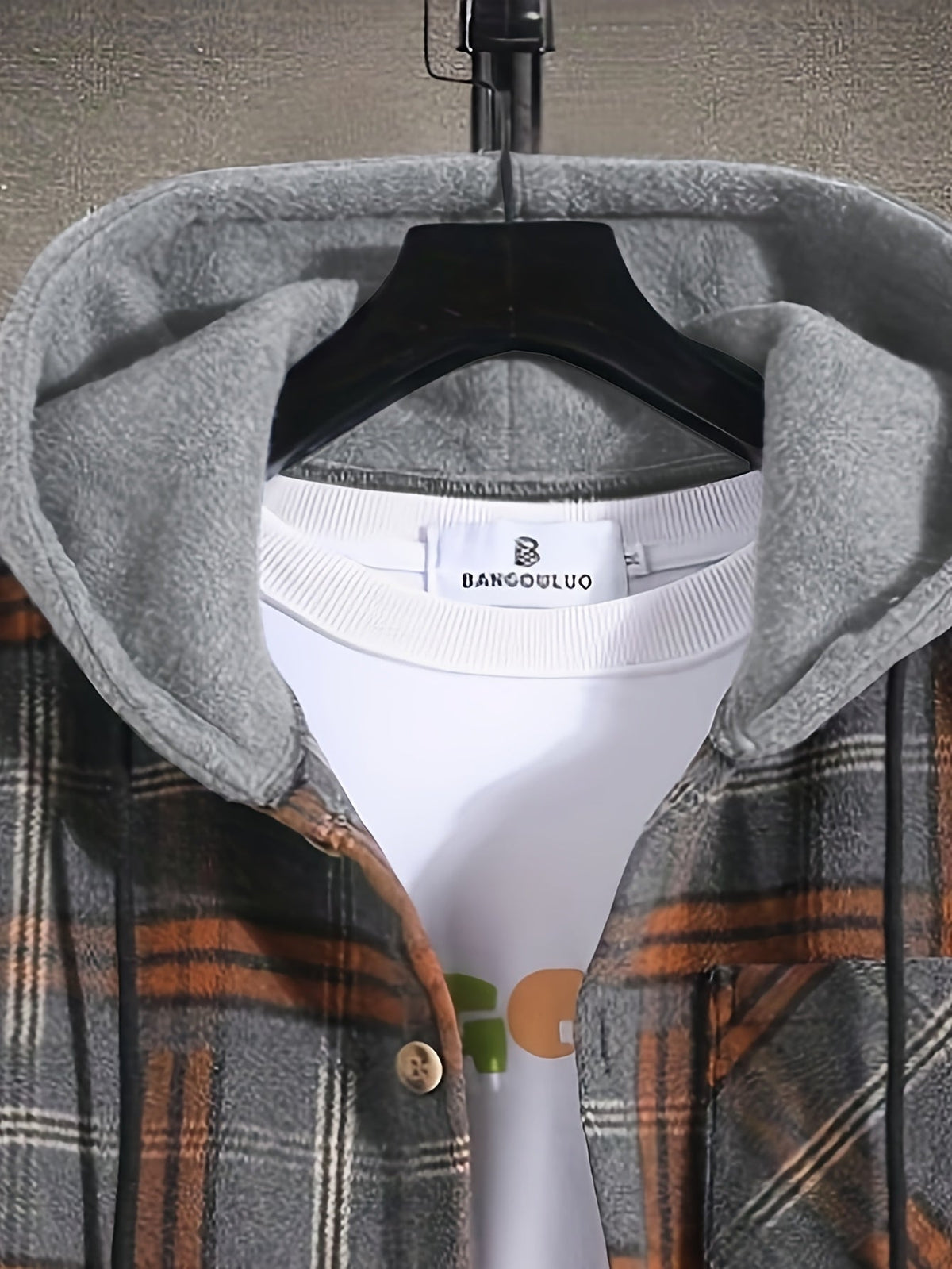MANSSINO™ | Christmas Hooded Plaid Jacket