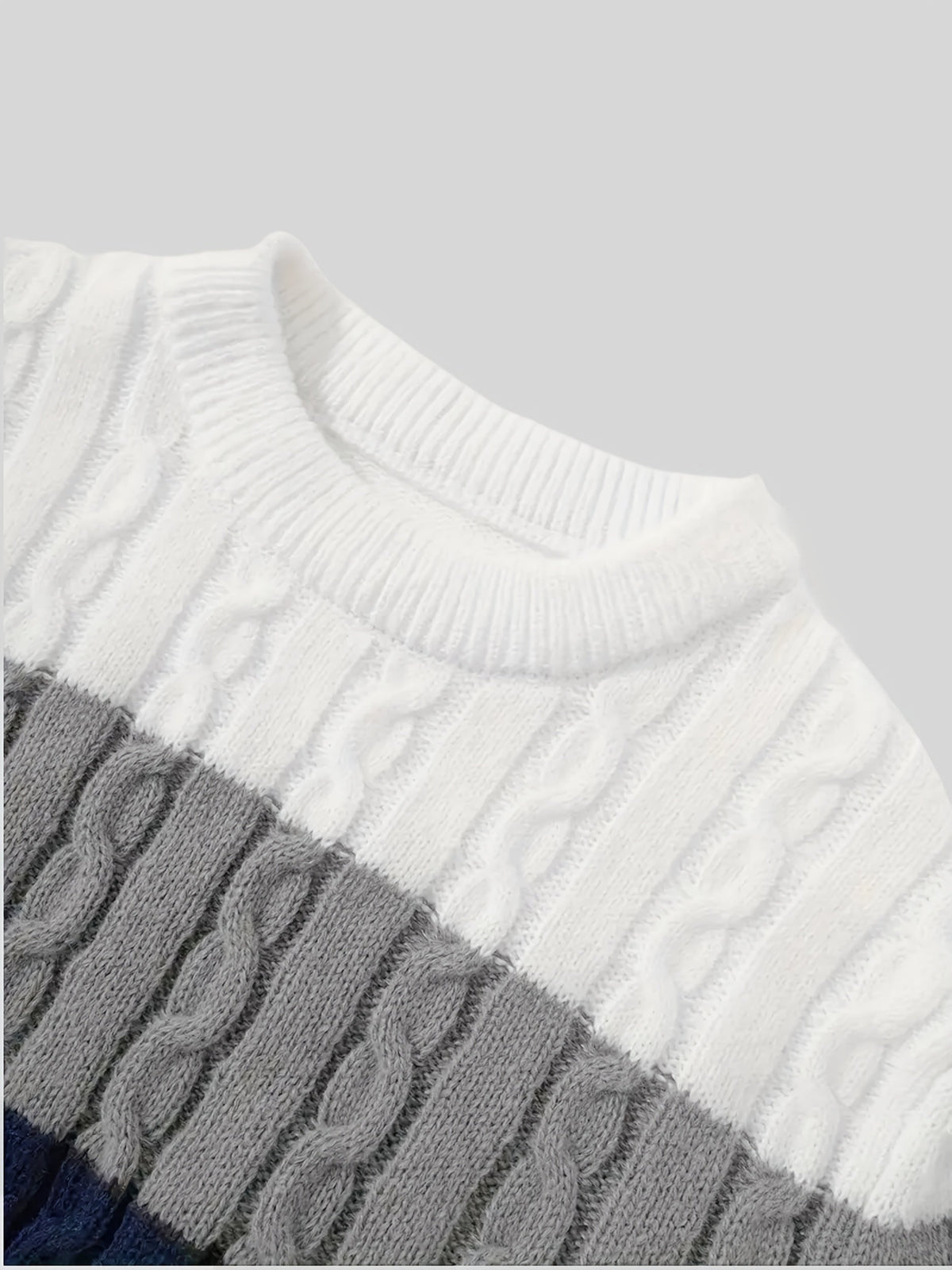 MANSSINO™ | Textured Cable-Knit Sweater