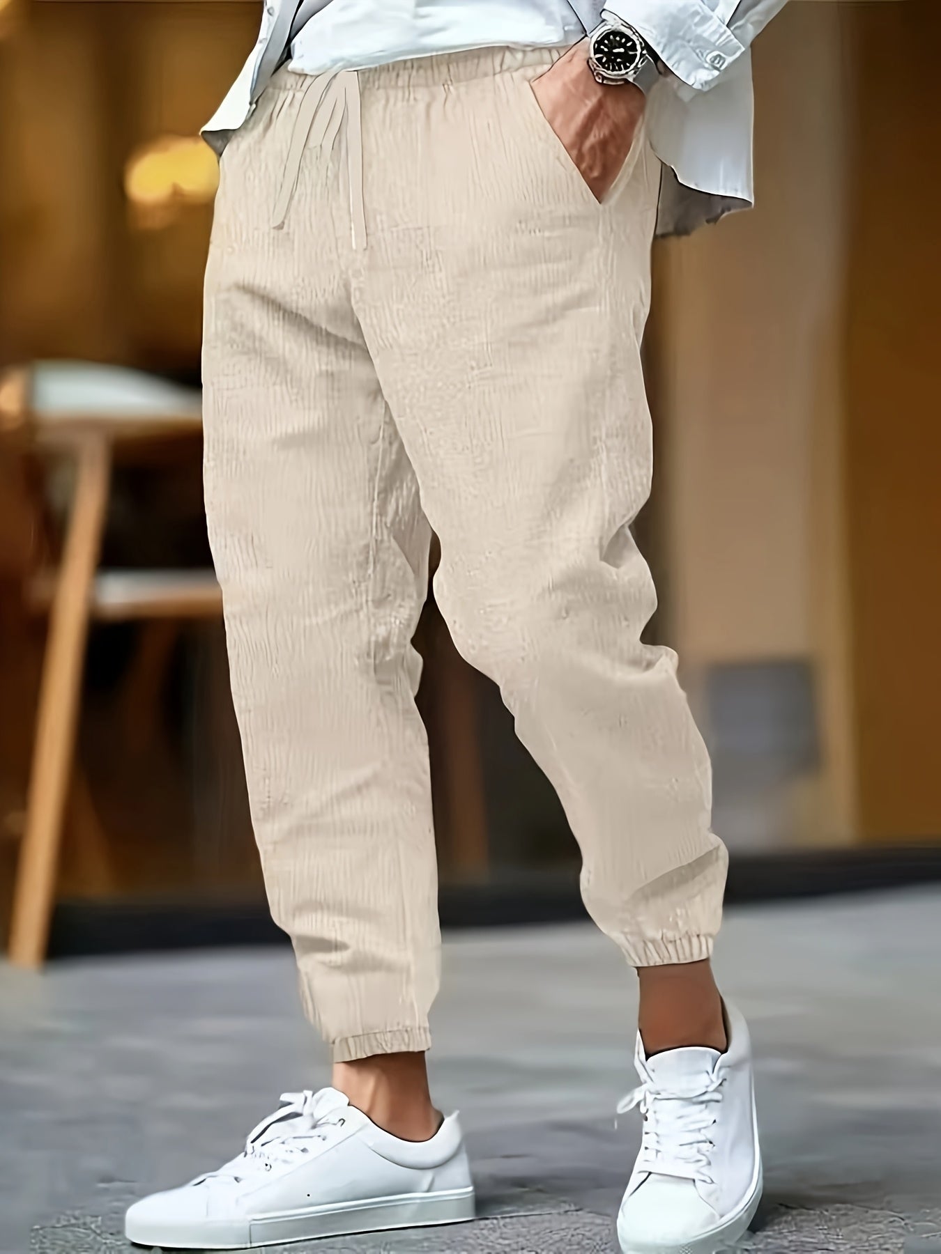 MANSSINO™ | Men's High-Waist Linen Trousers