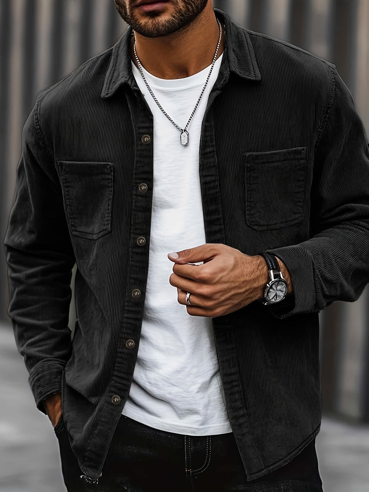 MANSSINO™ | Men's Double-Pocket Shirt