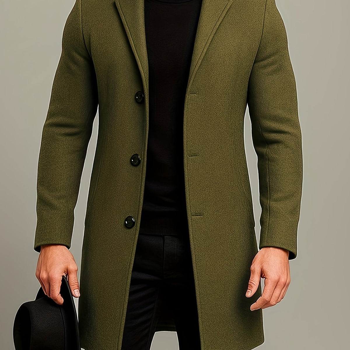 MANSSINO™ | Men’s Button-Up Coat