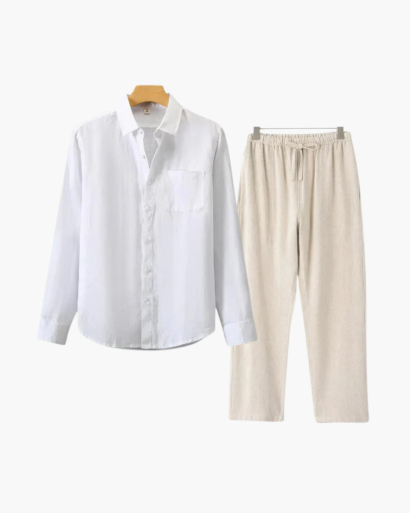 MANSSINO™ | Long-sleeve linen set