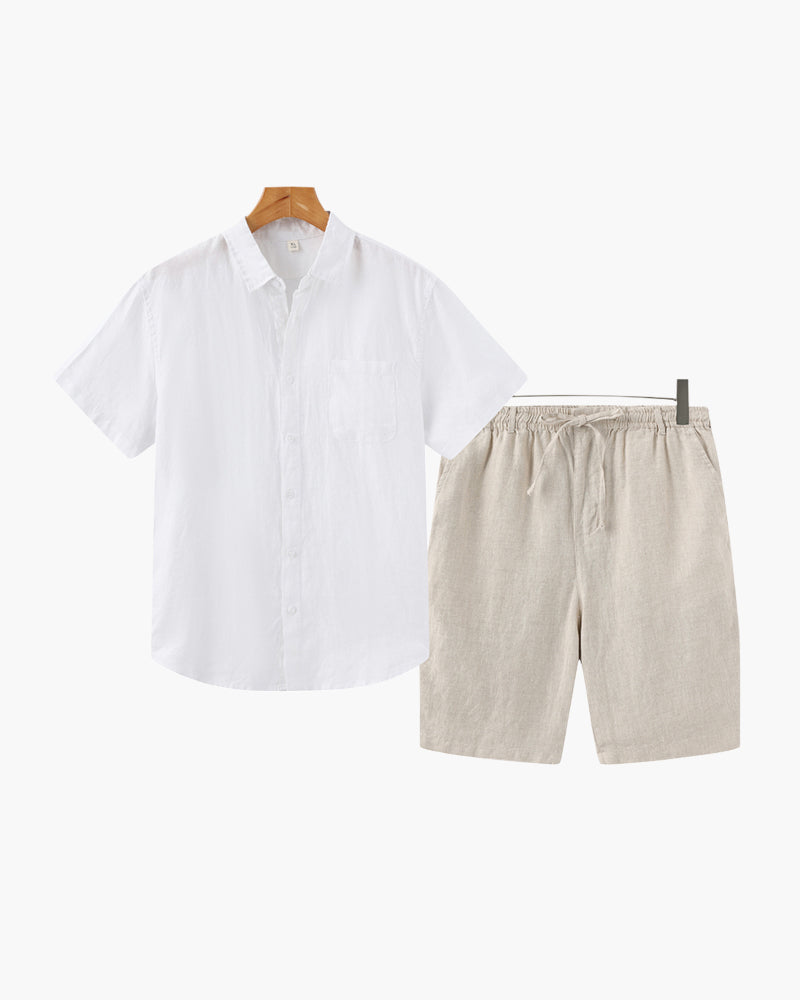 MANSSINO™ | Linen set with shorts