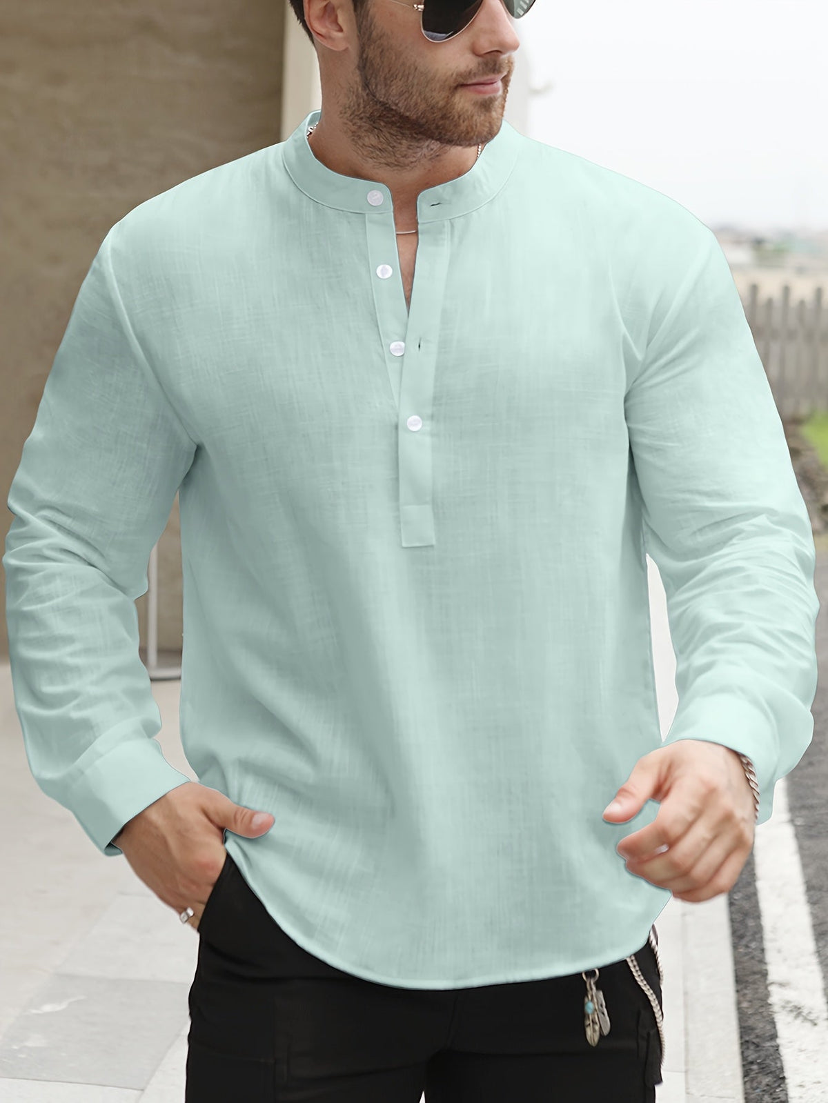 MANSSINO™ | Men's Boat Neck Longsleeve