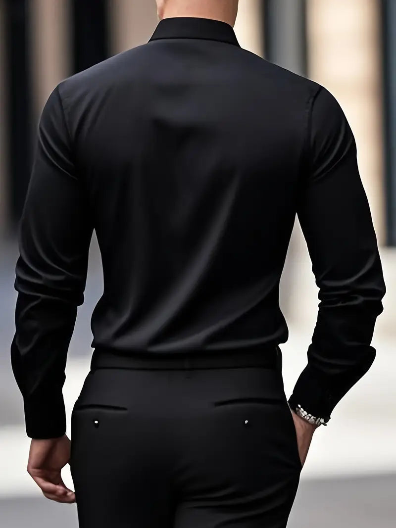 MANSSINO™ | Men's Slim-Fit Breathable Shirt