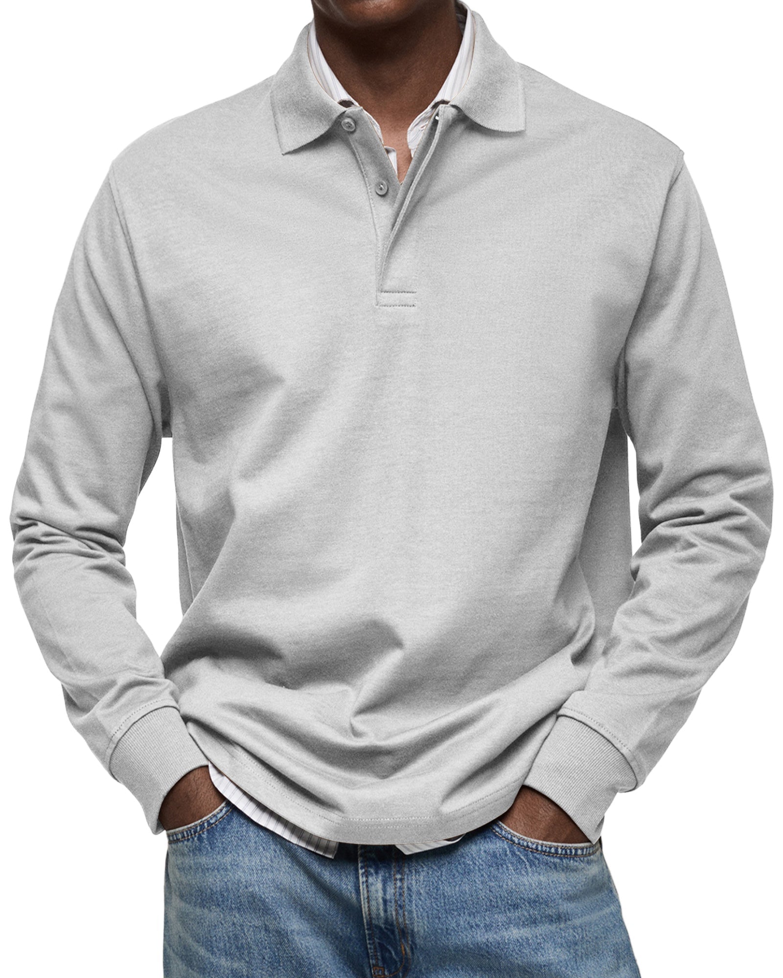 MANSSINO™ | Long Sleeve Polo Shirt
