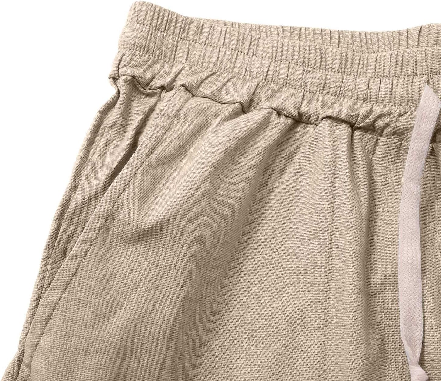MANSSINO™ | Lace-up cotton summer shorts