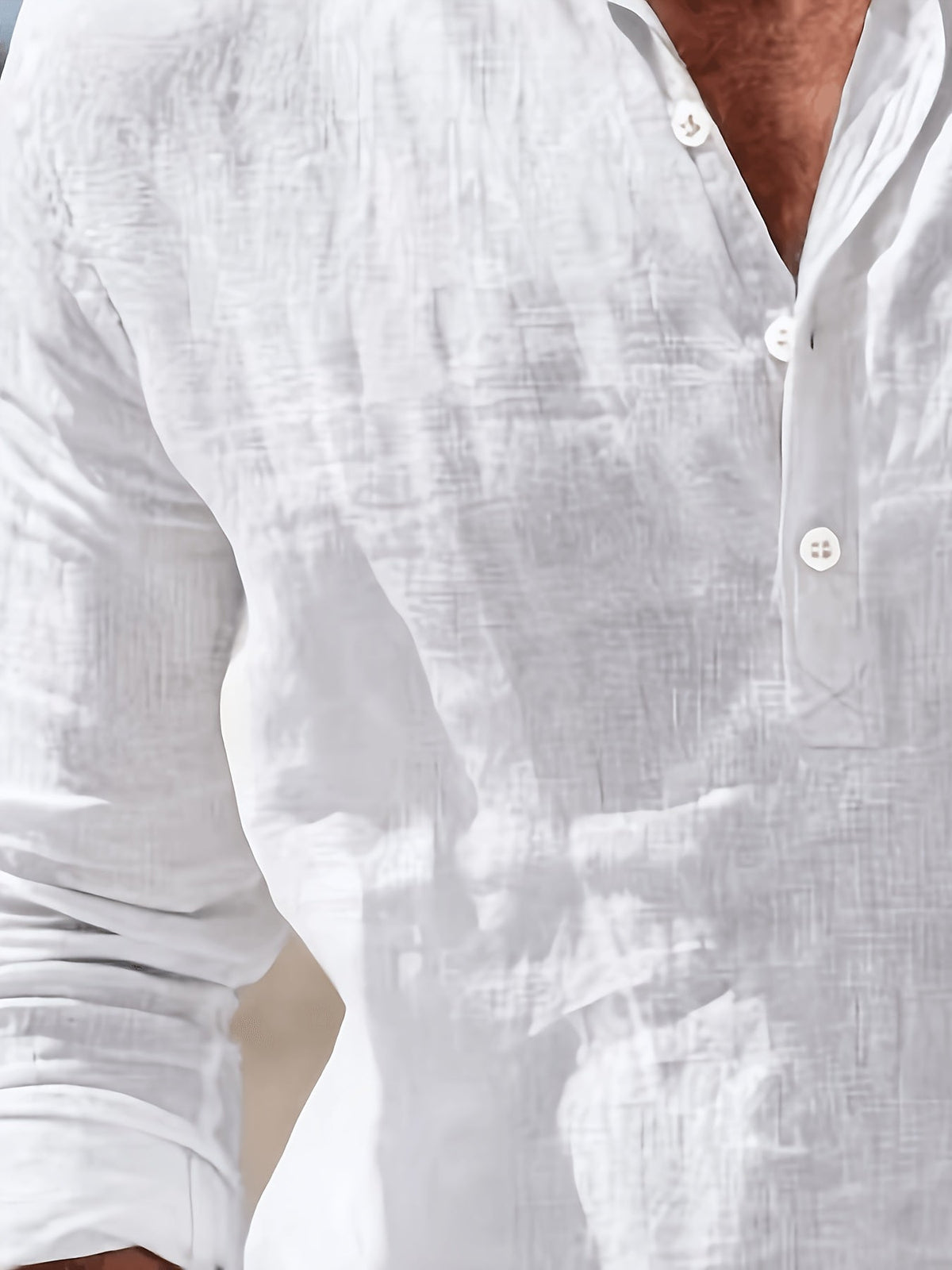 MANSSINO™ | Men's Linen Blend Polo