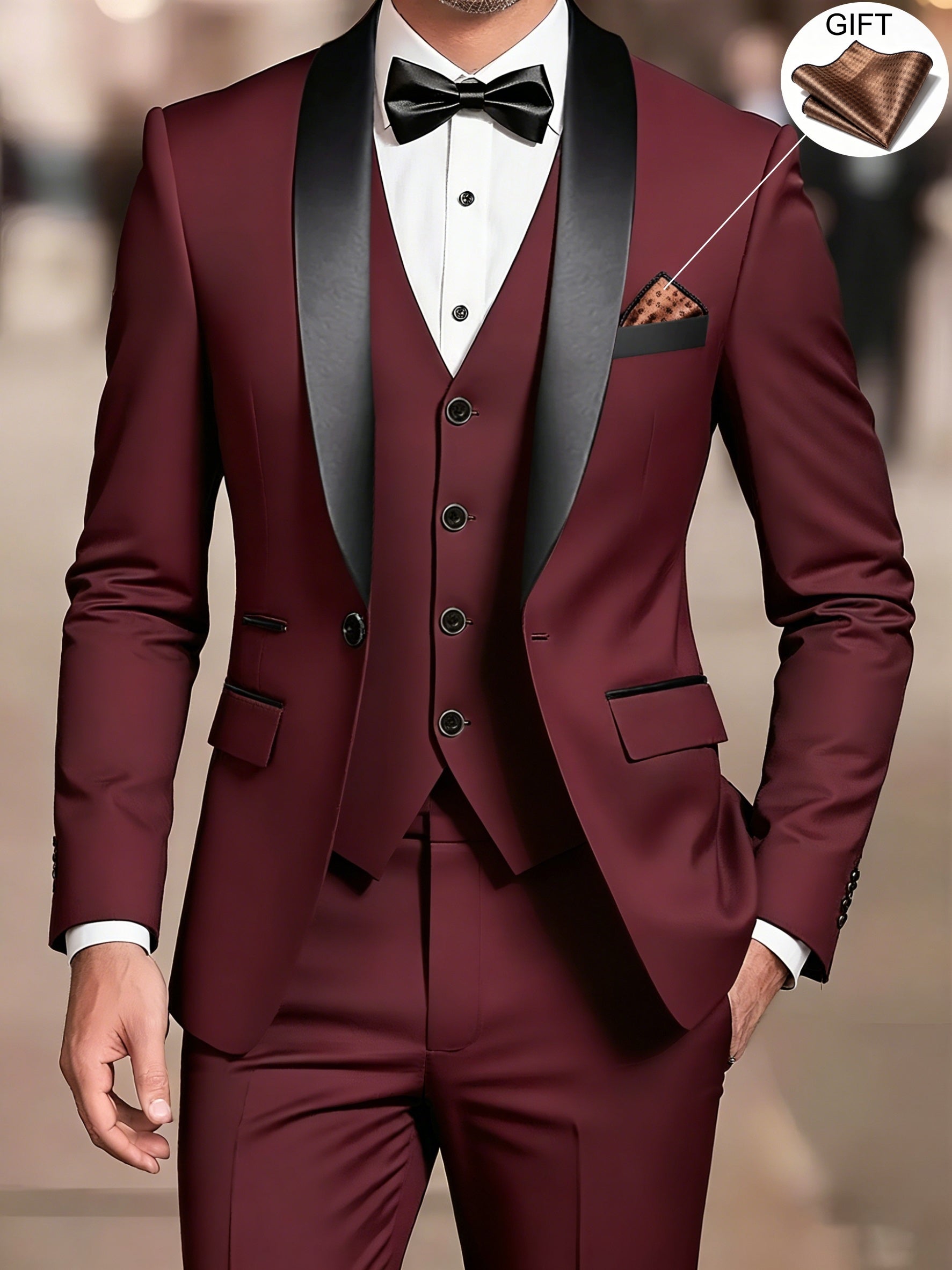 MANSSINO™ | Men's Shawl Collar Suit