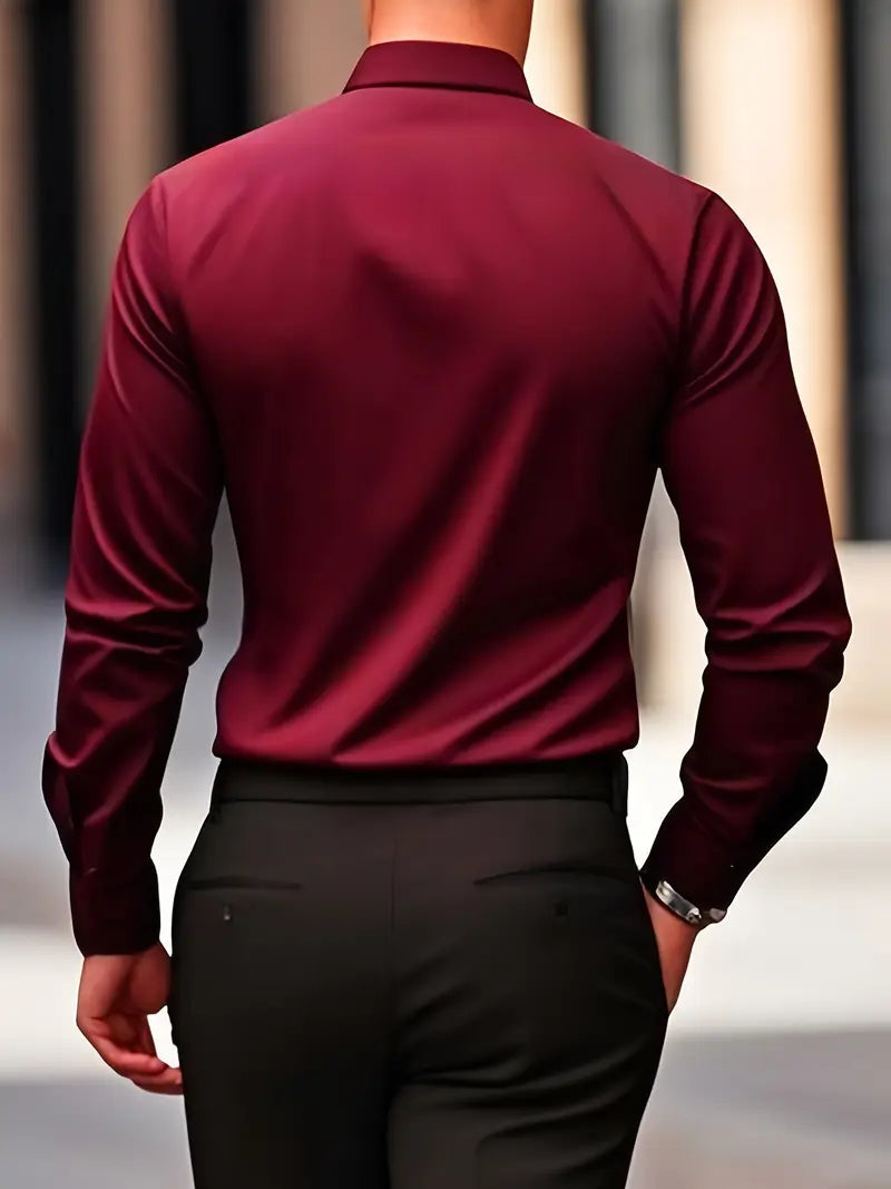 MANSSINO™ | Men's Slim-Fit Breathable Shirt