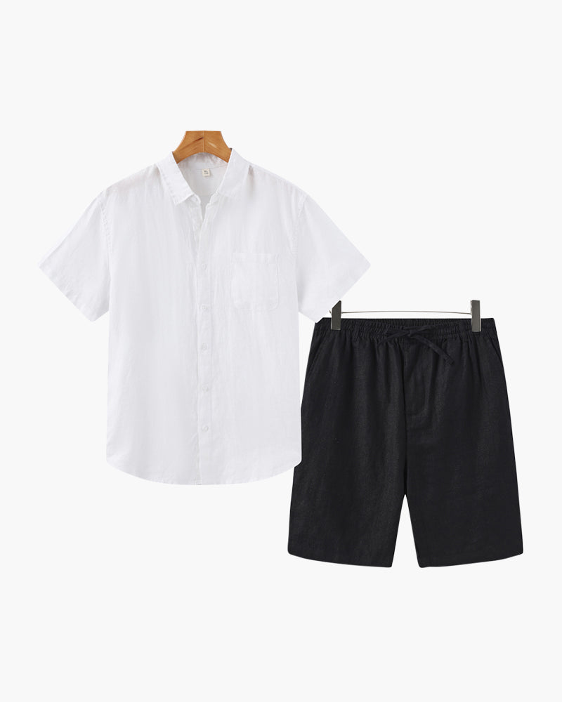 MANSSINO™ | Linen set with shorts